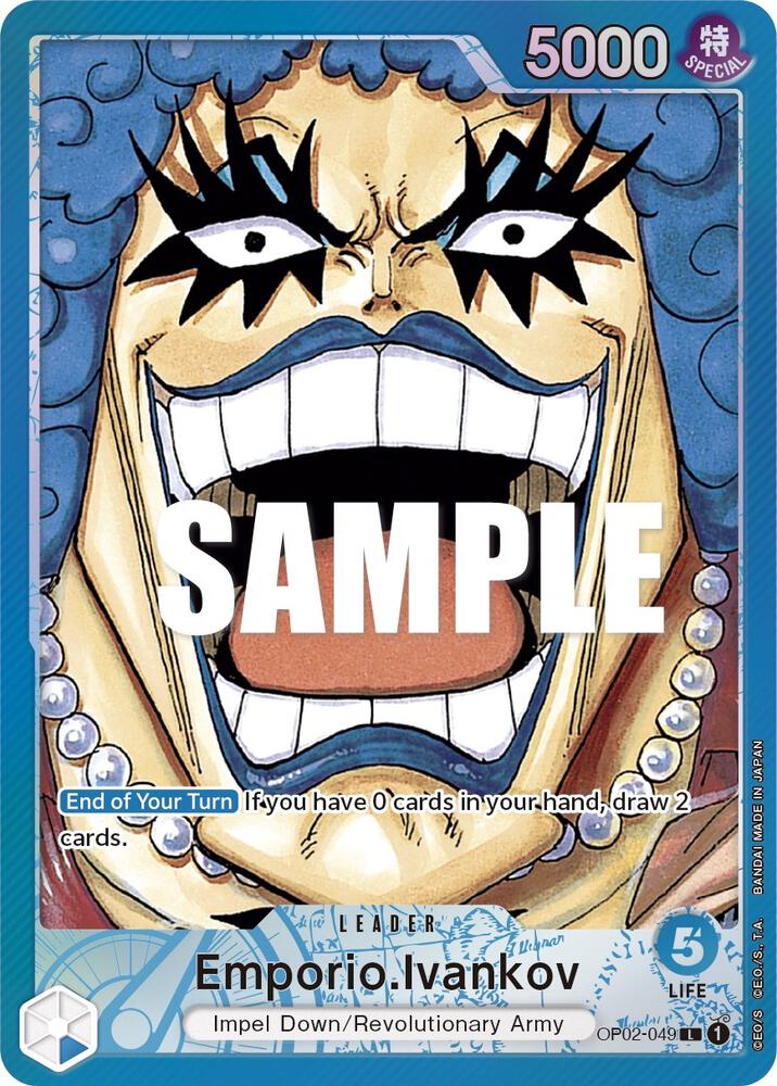 Emporio.Ivankov (Alternate Art) OP02-049 card from Paramount War