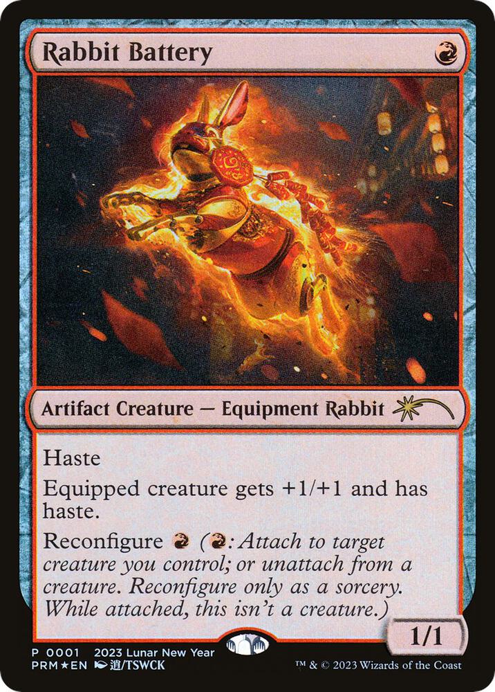 Rabbit Battery (Year of the Rabbit 2023) 1 card from Unique and Miscellaneous Promos