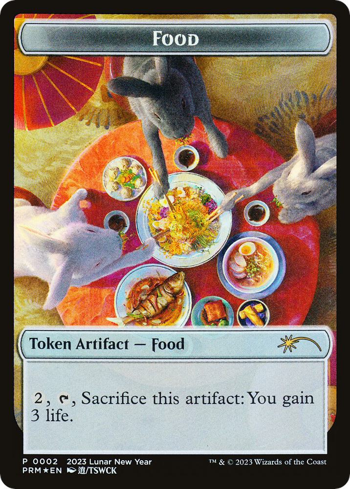 Food Token (Year of the Rabbit 2023) 2 card from Unique and Miscellaneous Promos