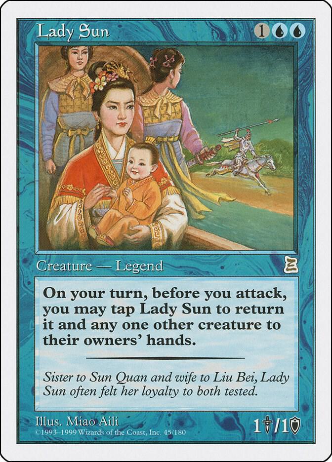 Lady Sun 45 card from Portal Three Kingdoms