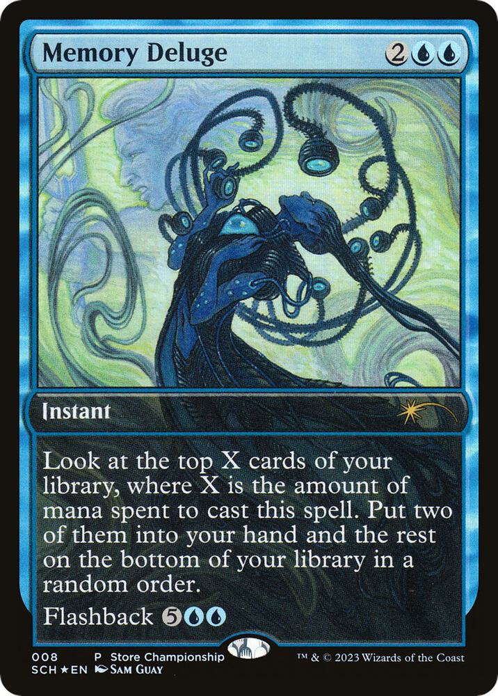 Memory Deluge 8 card from Game Day & Store Championship Promos