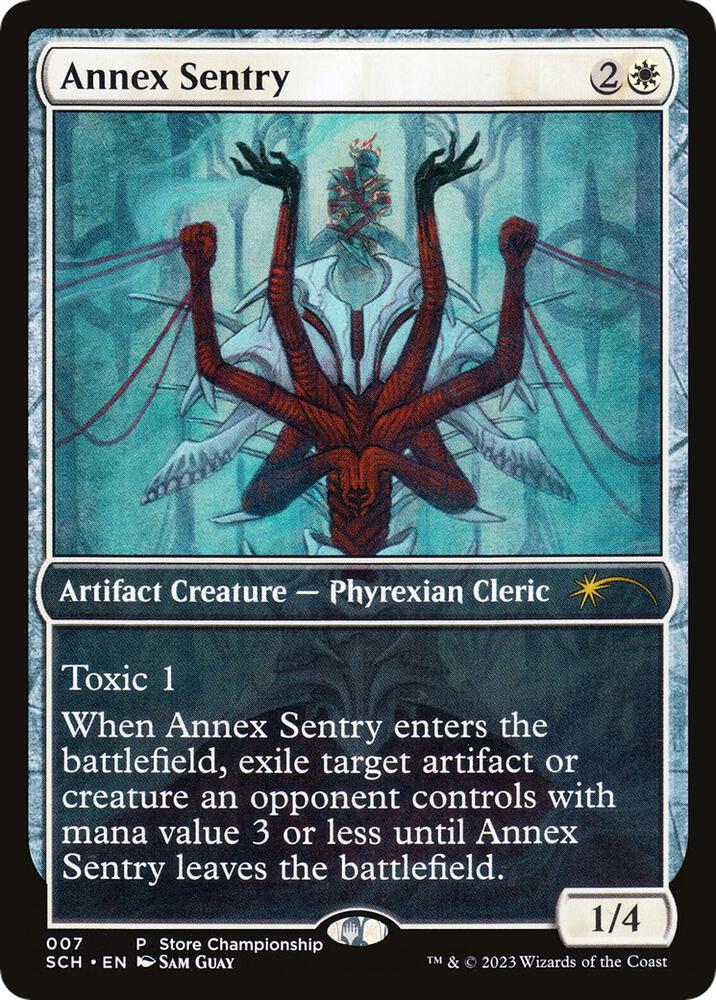 Annex Sentry 7 card from Game Day & Store Championship Promos