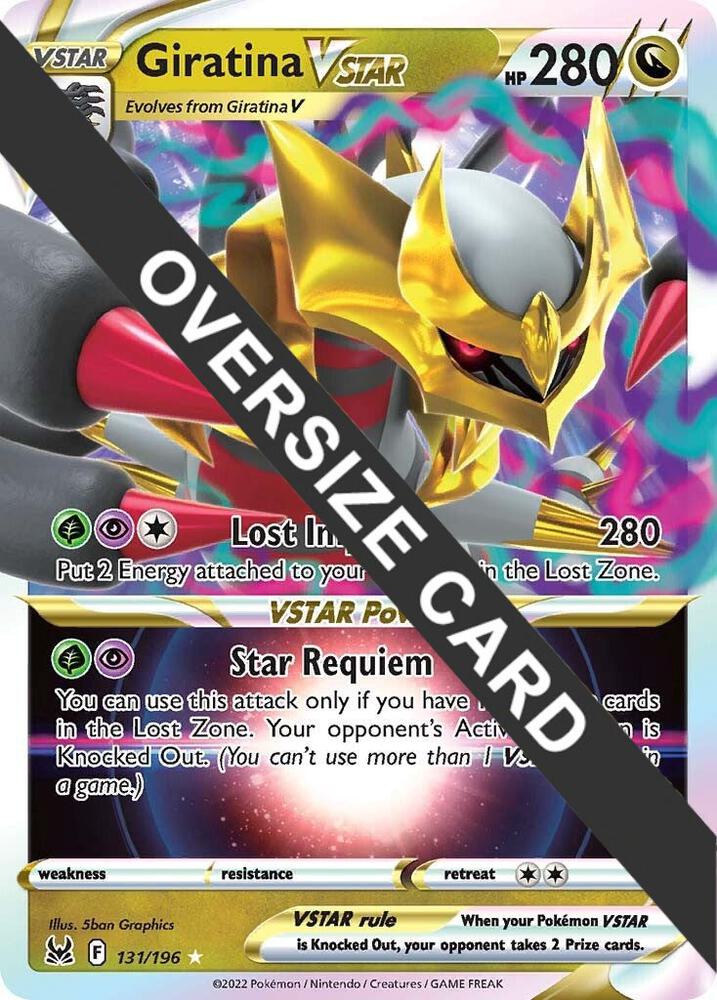 Giratina VSTAR 131/196 card from Jumbo Cards