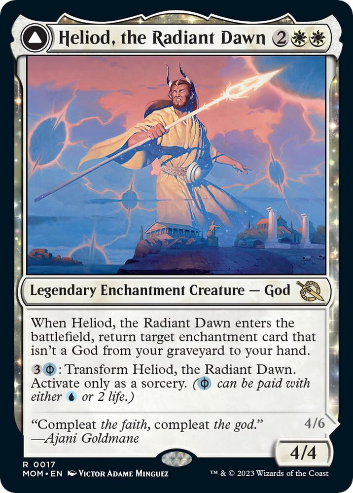 Heliod, the Radiant Dawn 17 card from March of the Machine