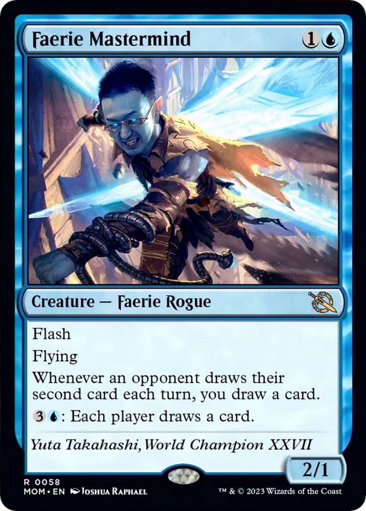 Faerie Mastermind 58 card from March of the Machine