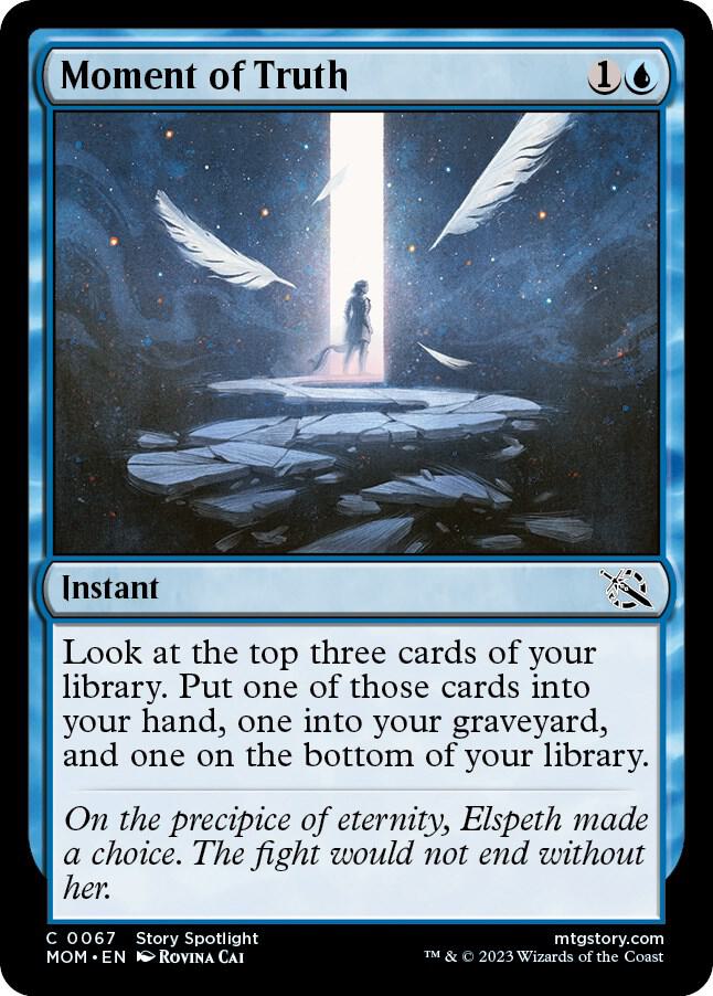 Moment of Truth 67 card from March of the Machine