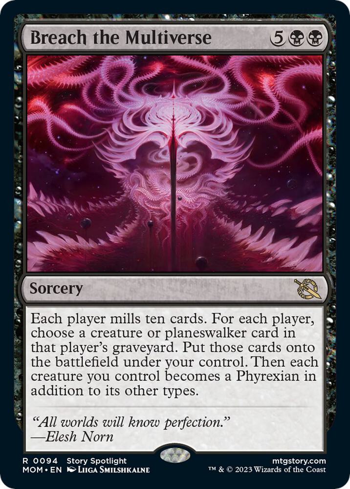 Breach the Multiverse 94 card from March of the Machine