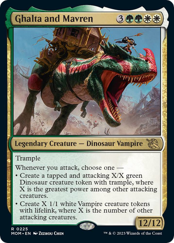Ghalta and Mavren 225 card from March of the Machine