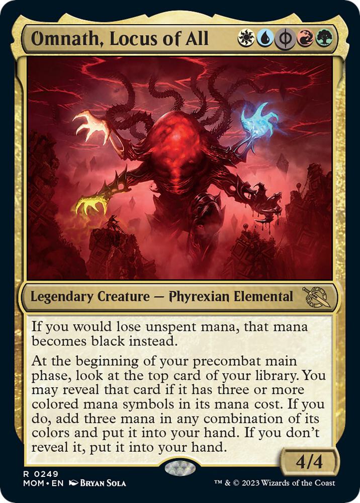 Omnath, Locus of All 249 card from March of the Machine