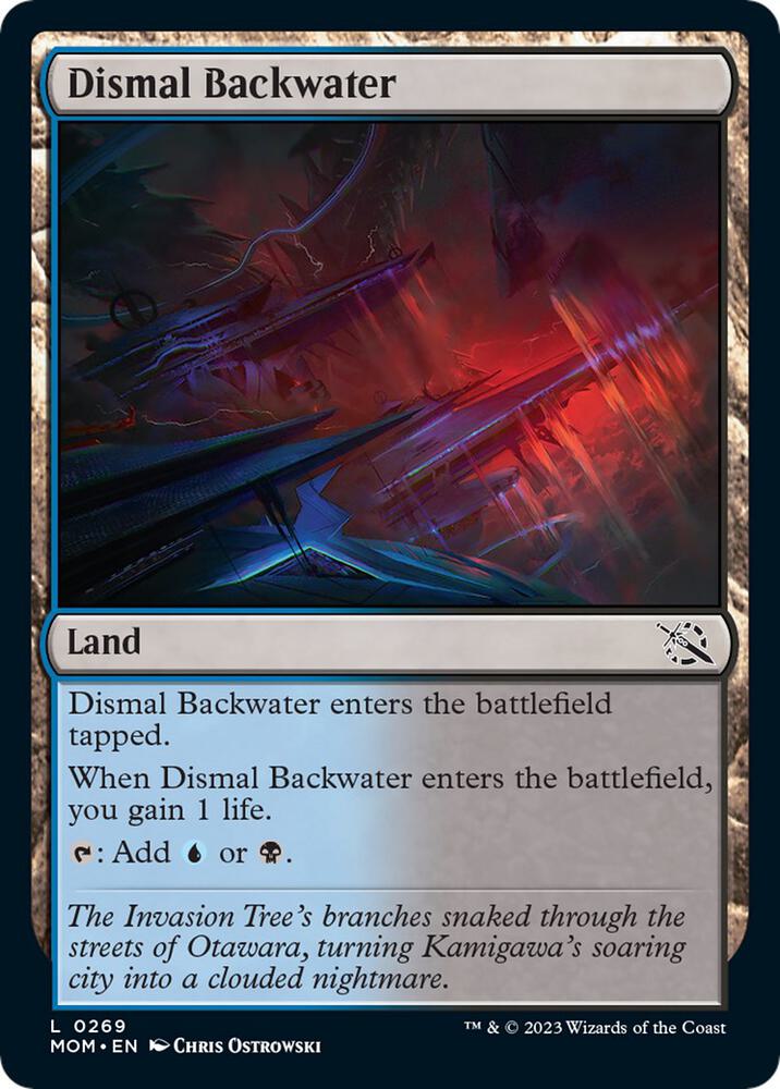 Dismal Backwater 269 card from March of the Machine