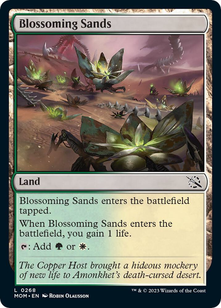Blossoming Sands 268 card from March of the Machine