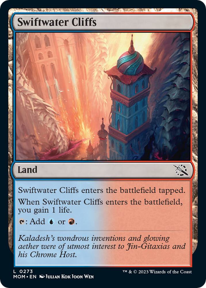 Swiftwater Cliffs 273 card from March of the Machine