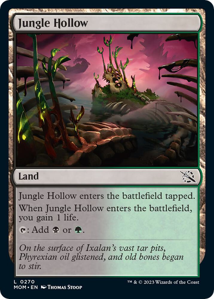 Jungle Hollow 270 card from March of the Machine