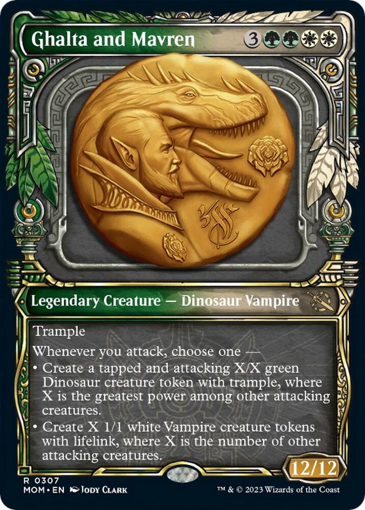 Ghalta and Mavren (Showcase) 307 card from March of the Machine
