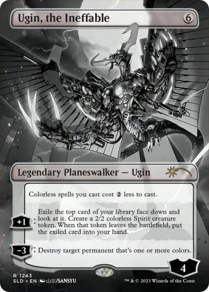 Ugin, the Ineffable (Borderless) 1243 card from Secret Lair Drop Series
