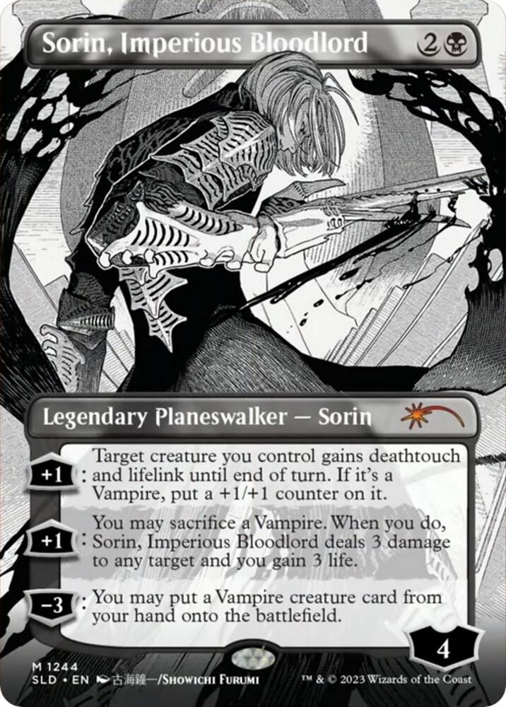 Sorin, Imperious Bloodlord (Borderless) 1244 card from Secret Lair Drop Series