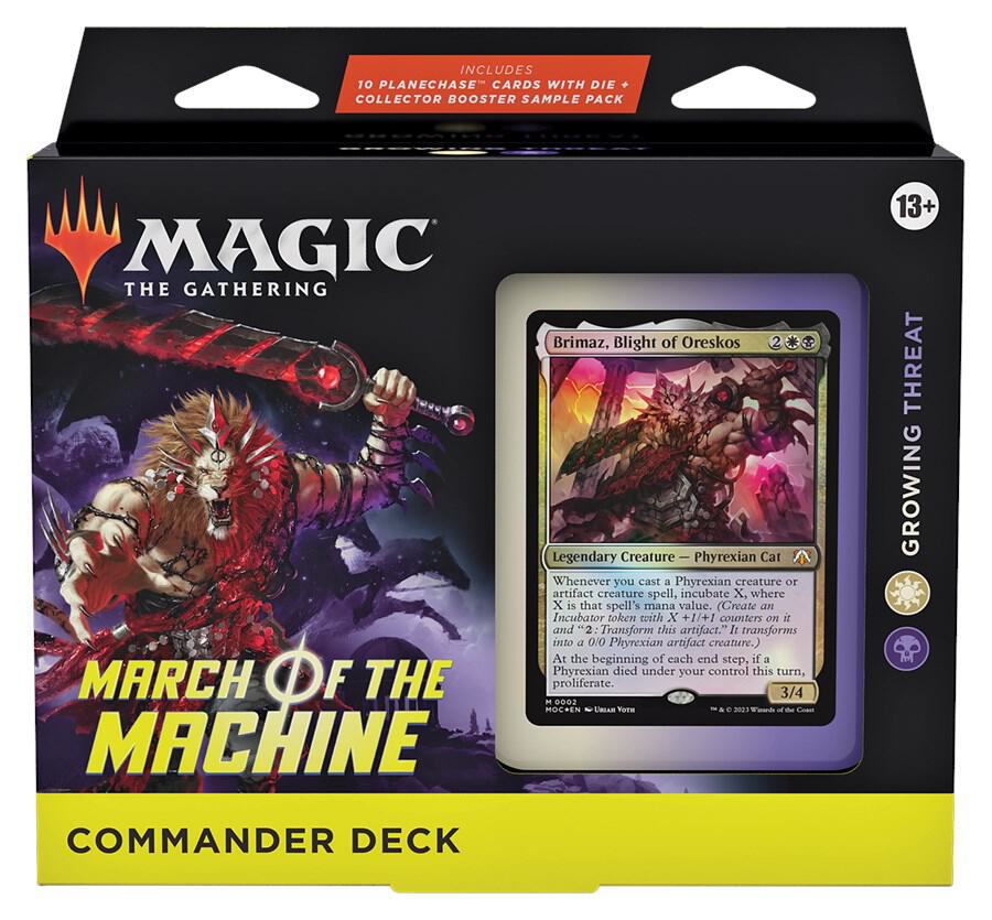 March of the Machine Commander Deck - Growing Threat card from Commander: March of the Machine