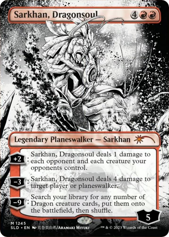 Sarkhan, Dragonsoul (Borderless) 1245 card from Secret Lair Drop Series