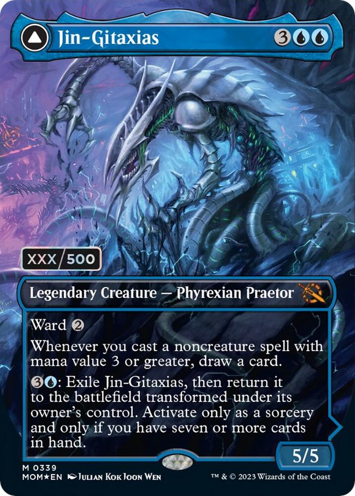 Jin-Gitaxias (Serial Numbered) 339 card from March of the Machine