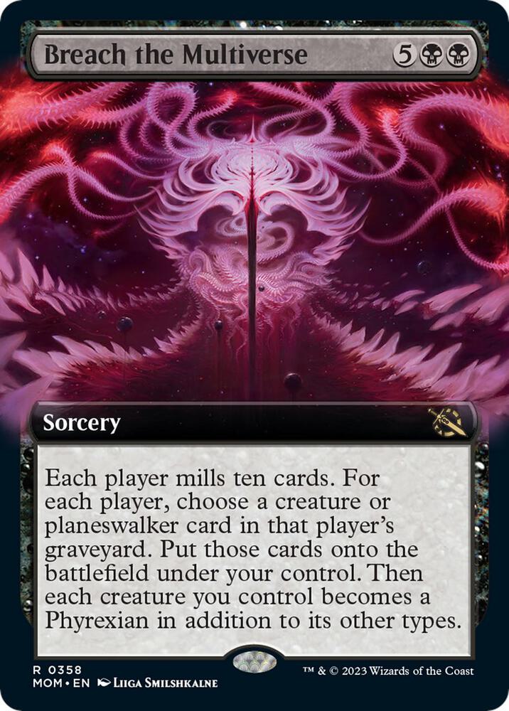 Breach the Multiverse (Extended Art) 358 card from March of the Machine
