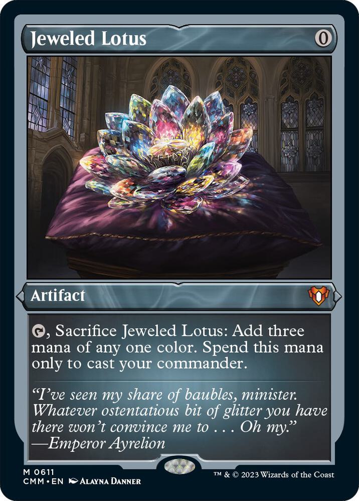 Jeweled Lotus (Foil Etched) 611 card from Commander Masters
