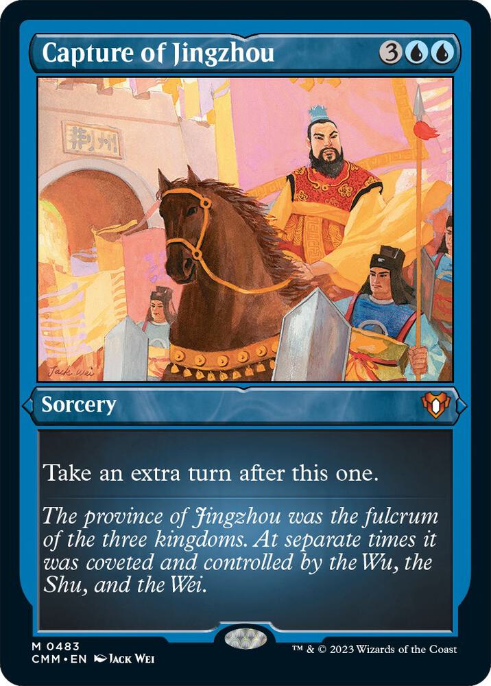 Capture of Jingzhou (Foil Etched) 483 card from Commander Masters