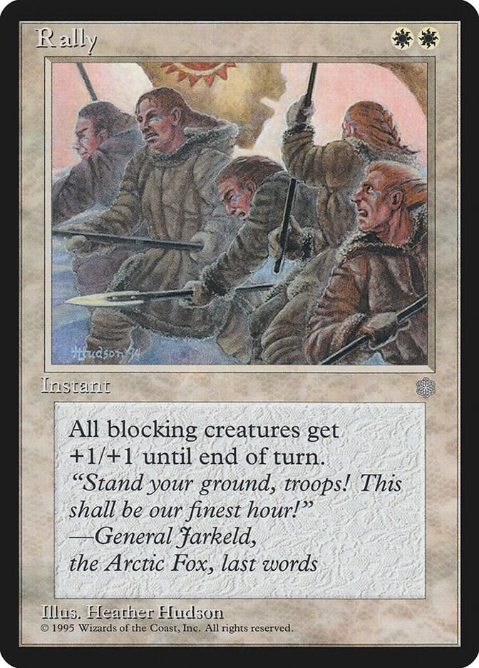 Rally card from Ice Age