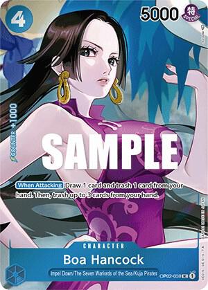 Boa Hancock (Box Topper) OP02-059 card from Paramount War
