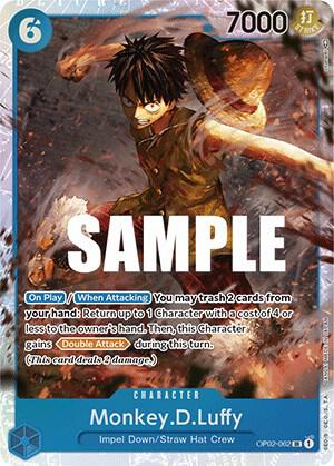 Monkey.D.Luffy OP02-062 card from Paramount War