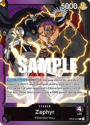 Zephyr OP02-072 card from Paramount War