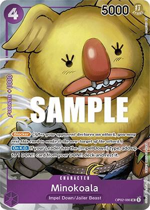 Minokoala (Box Topper) OP02-086 card from Paramount War