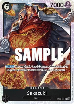 Sakazuki OP02-099 card from Paramount War