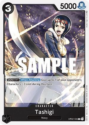 Tashigi OP02-105 card from Paramount War