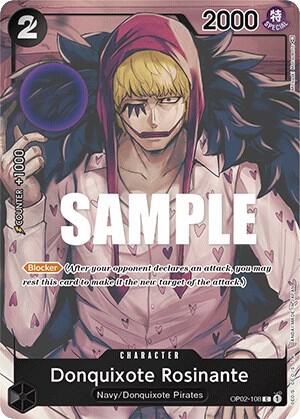 Donquixote Rosinante (Box Topper) OP02-108 card from Paramount War