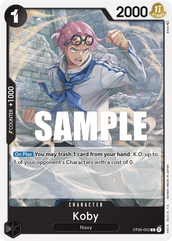 Koby ST06-002 card from Starter Deck 6: Absolute Justice