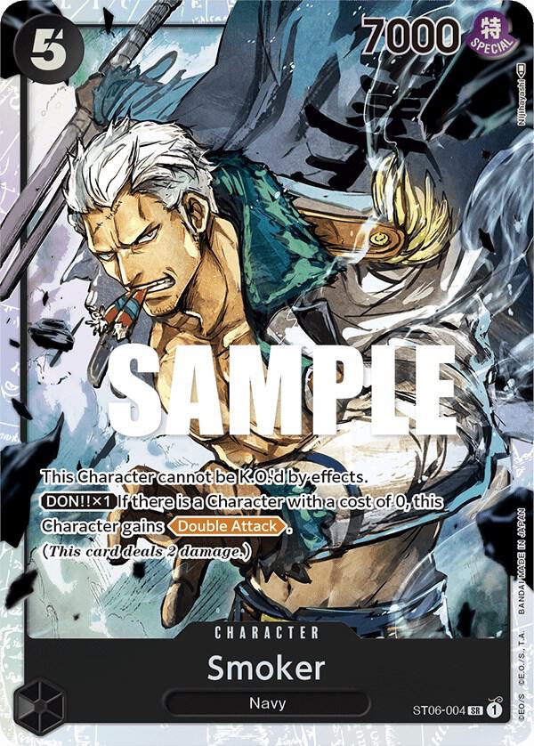 Smoker ST06-004 card from Starter Deck 6: Absolute Justice