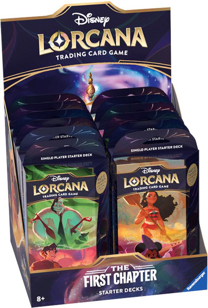 Disney Lorcana: The First Chapter Starter Deck Display card from The First Chapter