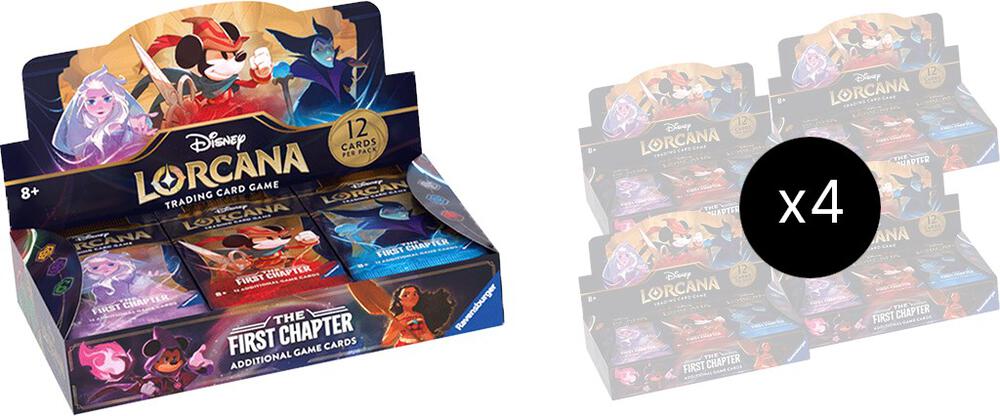 Disney Lorcana: The First Chapter Booster Box Case card from The First Chapter