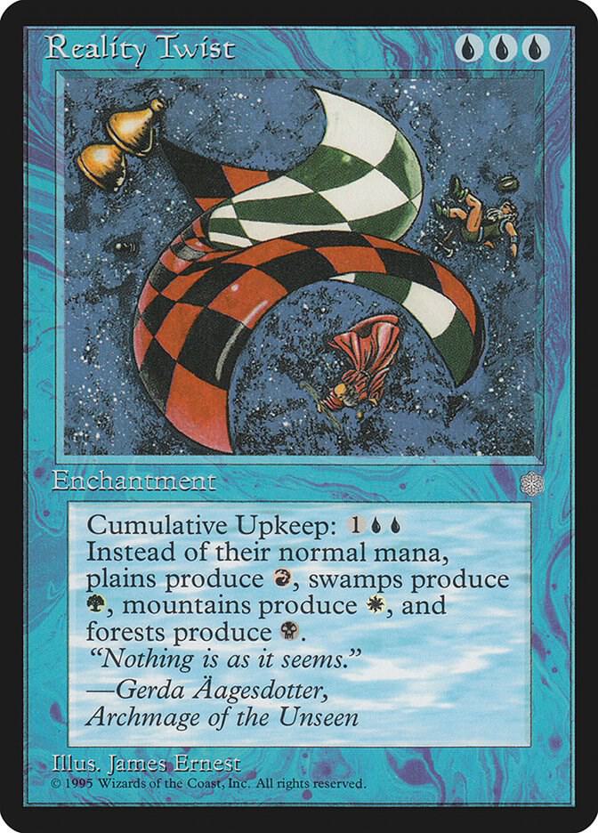 Reality Twist card from Ice Age