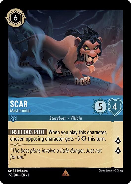 Scar - Mastermind 158/204 card from The First Chapter