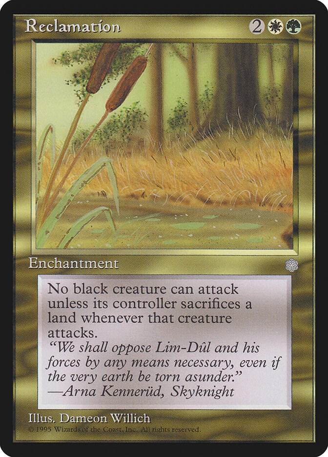 Reclamation card from Ice Age