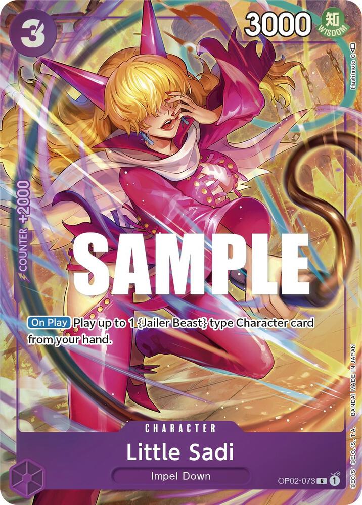 Little Sadi (Alternate Art) OP02-073 card from Paramount War