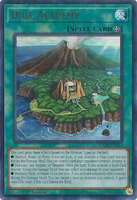 Duel Academy MAZE-EN013 card from Maze of Memories