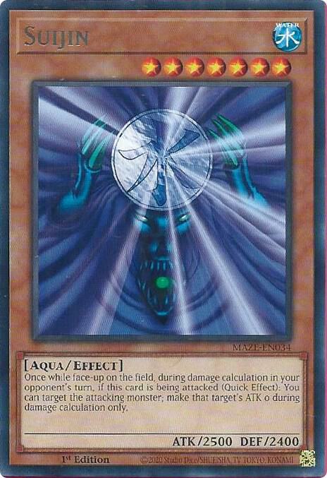 Suijin MAZE-EN034 card from Maze of Memories