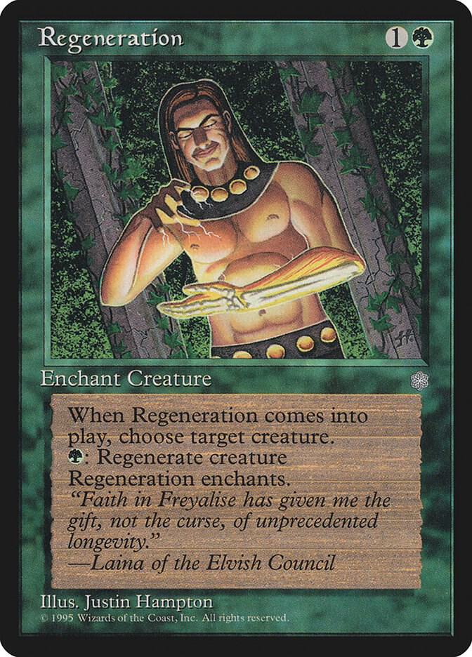 Regeneration card from Ice Age