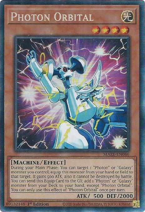 Photon Orbital (CR) MAZE-EN046 card from Maze of Memories
