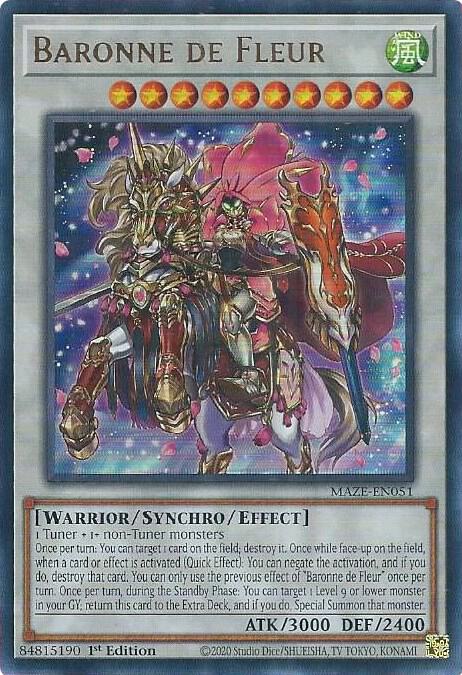 Baronne de Fleur MAZE-EN051 card from Maze of Memories
