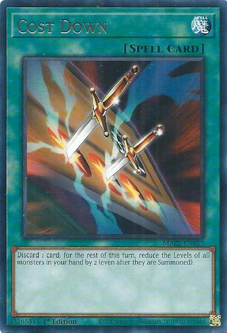 Cost Down MAZE-EN055 card from Maze of Memories