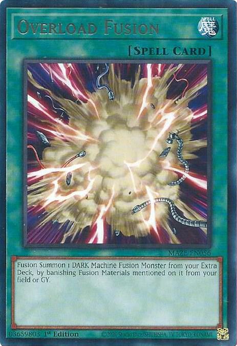 Overload Fusion MAZE-EN056 card from Maze of Memories