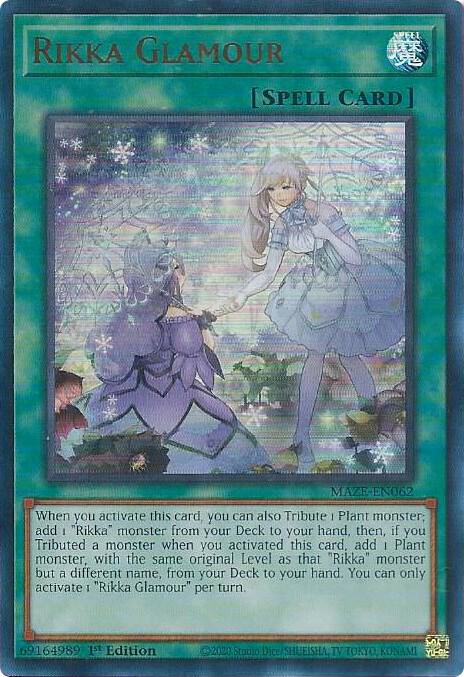 Rikka Glamour MAZE-EN062 card from Maze of Memories